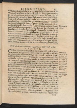 Cap. XVI. Delle virtù morali, ò vere, o apparenti de' Giapponesi gentili