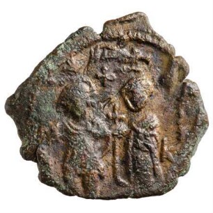 Münze, Halbfollis, 610 - 641