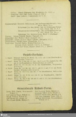 Bezirks-Vorsteher