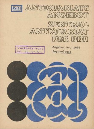 Nr. 1699: Psychologie
