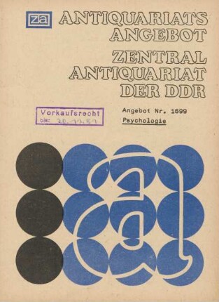 Nr. 1699: Psychologie