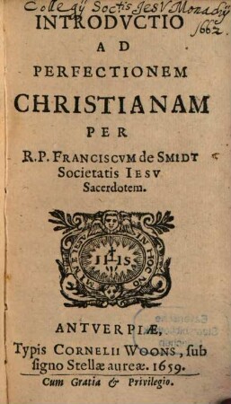 Introductio ad perfectionem christianam