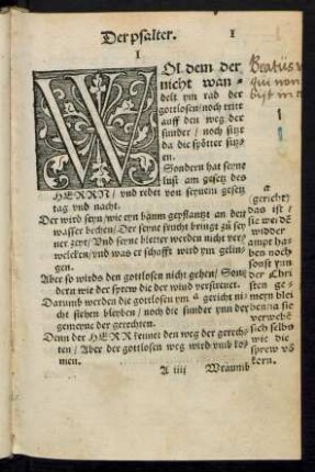 Der psalter.