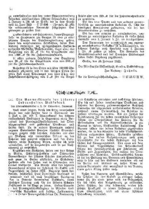 Die Bannerkämpfe der höheren Lehranstalten Westfalens : [Nichtamtlicher Teil]