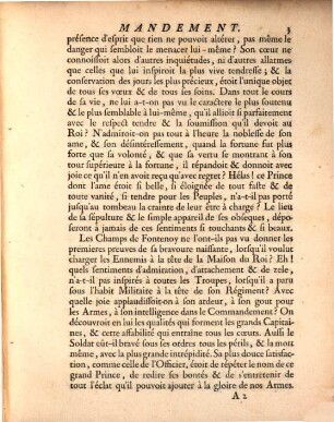 Mandement de l'Evêque et Comte de Verdun qui ordonne des Prieres publiques pour les repos de l'ame de feu Monseigneur le Dauphin