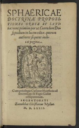 Sphaericae doctrinae propositiones Grecae et Latinae