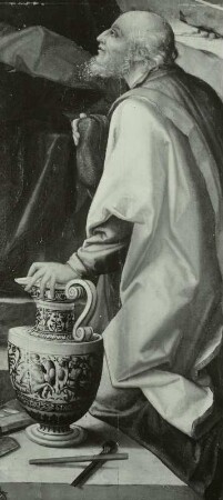 Zweites Bruchstück einer Anbetung der Könige mit dem Heiligen Joseph