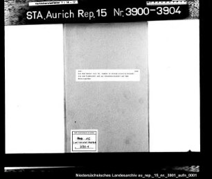 Die dem Bäcker Carl Ph. Tammen in Ditzum erteilte Erlaubnis zum Kramhandel und zur Schankwirtschaft auf dem Heinitzpolder