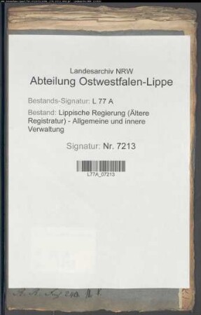 Liquidation requirierter Estafetten