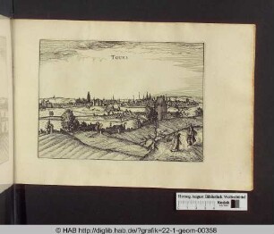 Ansicht der Stadt Tours
