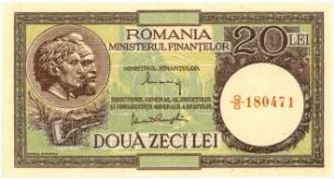 Geldschein, 20 Lei, 1947