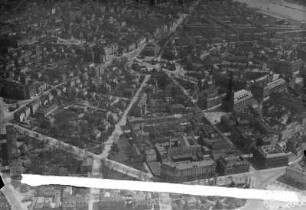 Dresden, Innere und Äußere Neustadt mit Antonstraße, Bautzner Straße, Albertplatz und Hauptstraße