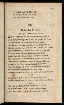 359-360, 283. Ueber die Moenche