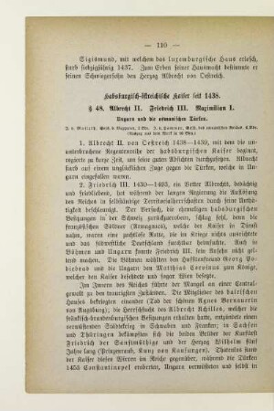 Habsburgisch-östreichische Kaiser seit 1438