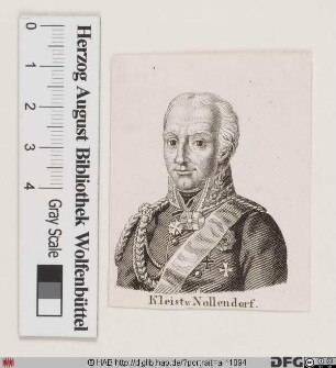 Bildnis Friedrich Heinrich Ferdinand Emil Kleist (von Nollendorf) (1814 Graf)