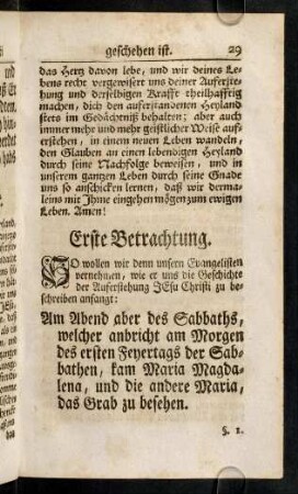 29-47, Erste Betrachtung