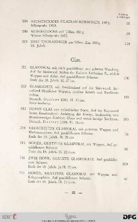 Glas (Nr. 211-220)