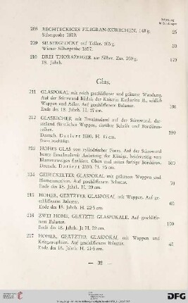 Glas (Nr. 211-220)