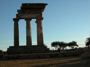 Griechischer Dioskuren-Tempel in Agrigent