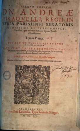 Opera omnia : septem tomis distincta, 1