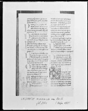 Vollbrevier — Initiale O, Folio 264verso