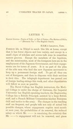 Letter V. Narrow grooves ...