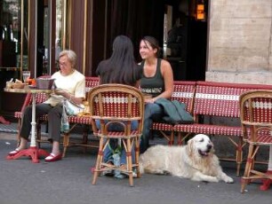 Straßencafe im Quartier Latin