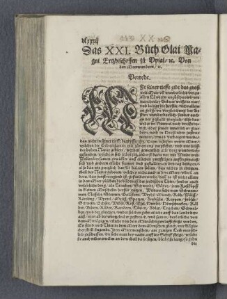 Das XXI. Buch Olai Magni Ertzbischoffen zu Vpsal rc. Von den Meerwundern rc.