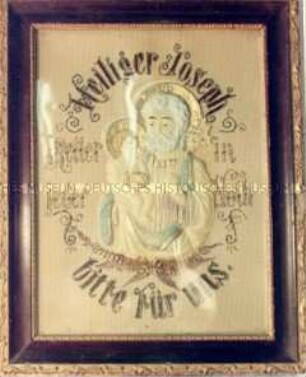 Andachtsbild: Joseph mit Christusknabe