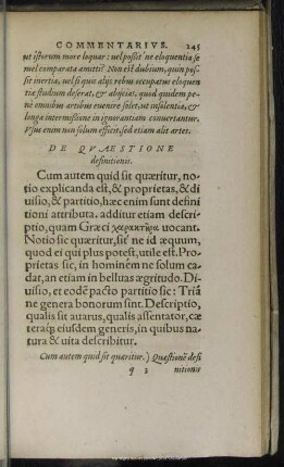 De Quaestione definitionis