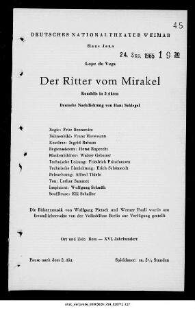 Der Ritter vom Mirakel