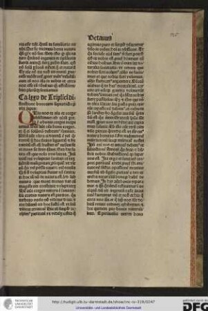 Capitulum lxxv, de triplici distinctione bonorum supradictorum ubi supra.