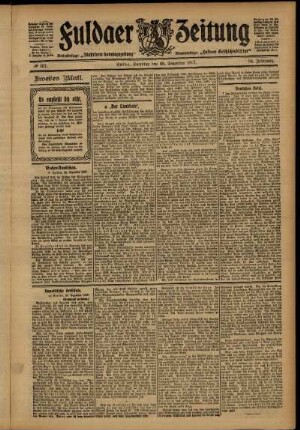Zweite Ausgabe vom Samstag, den 28. Dezember 1907.