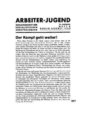Der Kampf geht weiter!