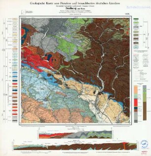 2526 [4431] Stolberg am Harz, Geologische Karte von Preußen und benachbarten deutschen Ländern