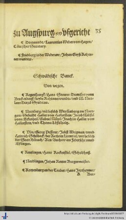 Schwäbische Banck.