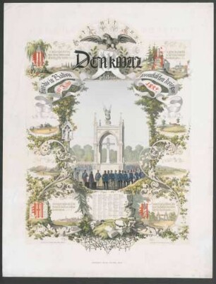 Denkmal für die in Baden gefallenen preussischen Krieger im Jahre 1849