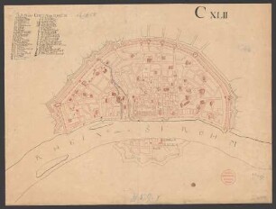 Plan von Coeln am Rhein