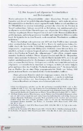 V.2: Der Anspruch auf allgemeine Verständlichkeit und Bedeutsamkeit
