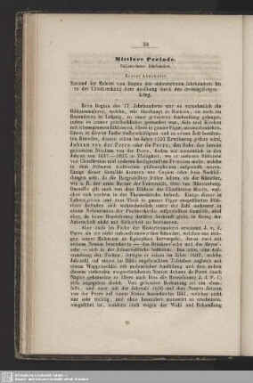 Mittlere Periode. Siebzehntes Jahrhundert
