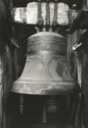 Lassan. Stadtkirche. Glocke (1731, Stralsund)
