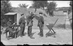 Dresden. Königlich Sächsisches 2.Jäger-Bataillon No.13, Auf dem Schießstand