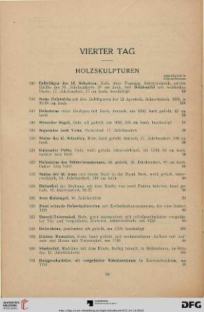 Holzskulpturen (Nr. 515-535)