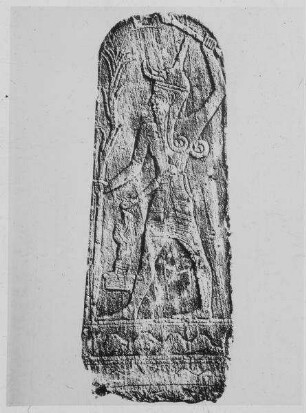 Ba'al, Stele v. Ras Schamra, 1,42m [Ras esch-schamra]