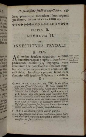 Membrum II. De investitura feudali.