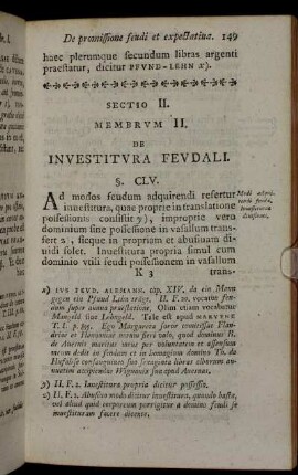 Membrum II. De investitura feudali.