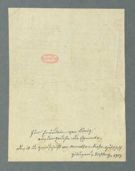 [Die Elemente], Gedichtzyklus, korrigierte Reinschrift, [nach
                              1838]