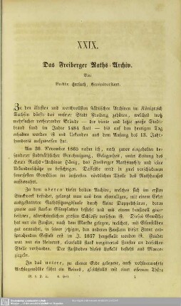 Das Freiberger Raths-Archiv