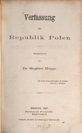 Verfassung der Republik Polen