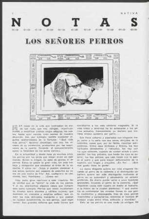 Notas - Los Señores Perros